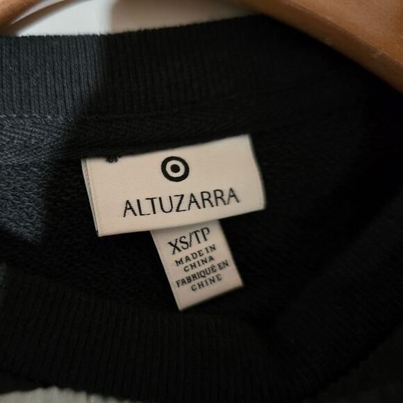 Altuzarra for Target Women’s Black Orchid Print Sweatshirt – Size XS - Picture 5 of 8